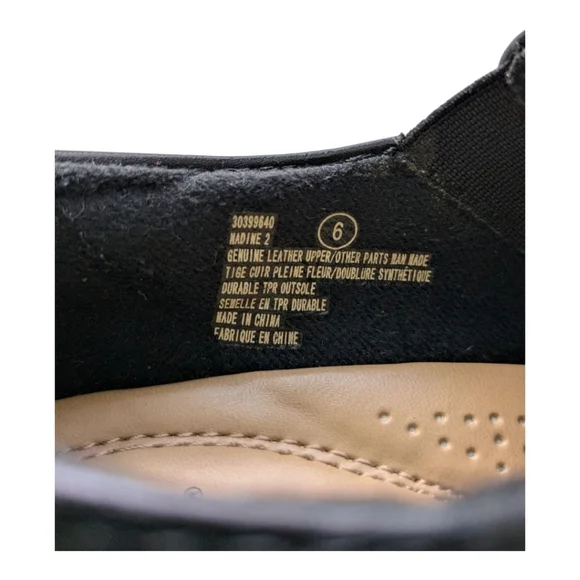 Earth Spirit Black Leather Booties Buckles Academia 6 - Picture 10 of 10